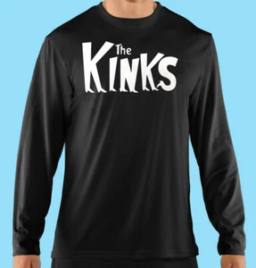 Long Sleeve T-Shirt, Music, Rock Band, 70/80's, The Kinks, 100% Cotton - Picture 1 of 2