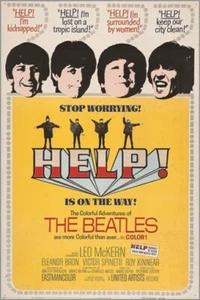 HELP vintage movie poster THE BEATLES MUSIC 1965 mccartney lennon 20x30 GEM - Picture 1 of 1