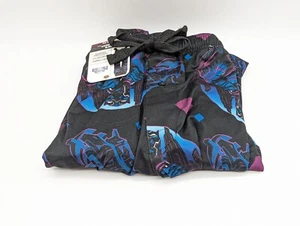 Black Panther Men's Sleep Pants Soft Fabric Comfort Fit Pockets - Small (28-30) - Picture 1 of 4