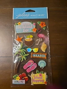 Jolee's Boutique ISLAND LIFE 🏝 Scrapbooking Stickers - Picture 1 of 1