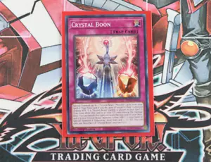 YuGiOh Carta Trappola Crystal Boon SDCB-EN032 1° Edizione Comune - Foto 1 di 2