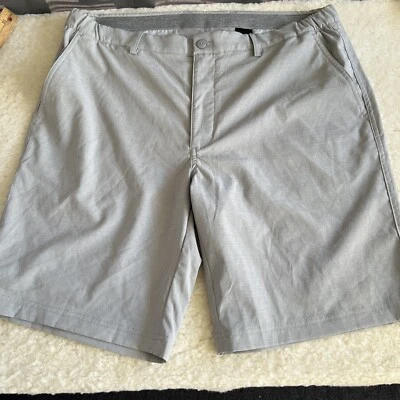 Greg Norman Short Mens 36 Putty Grey Chino Mid Rise Flat Front Golf Travel - Image 1 of 4