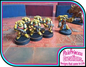 Bandejas de movimiento redondas 8x 25 mm B Olympic 5 agujeros MDF adecuadas para Warhammer 40k - Imagen 1 de 6