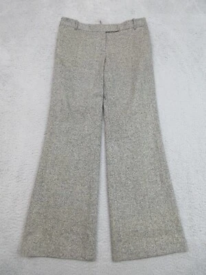 Pantalones Ann Taylor Loft Mujer 8 Negro Lana Marisa Seda Corpcore Dark Academia Trabajo Foto 1 de 4