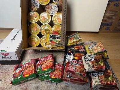 39x MAMA Yum Yum Cup Nissin Buldak Teilweise MHD - Bild 1 von 2