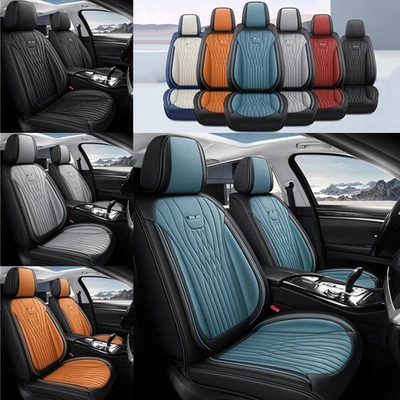 Conjunto completo de capa de assento de couro ecológico para Dodge Ram1500 Charger Attitude Caliber 5 lugares - Imagem 1 de 4