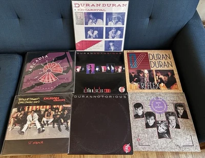 DURAN DURAN & ARCADIA SEVEN 12" SINGLE VINYL LOT THE RELEX CARNIVAL NOTORIOUS - Image 1 of 4