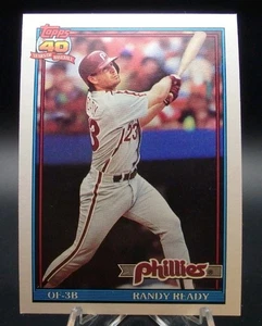 Topps 1991 40 aniversario #137 Randy Ready casi nuevo - Imagen 1 de 2