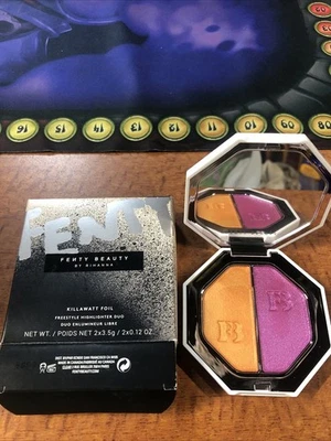 Fenty Killawatt Foil Highlighter Duo Mimosa Sunrise Sangria Sunset Orange Pink - Image 1 of 4