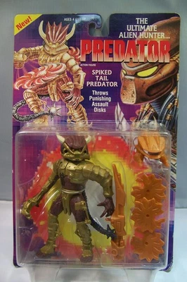 SERIE CLÁSICA: FIGURA DE ACCIÓN DE LUJO SPIKED TAIL PREDATOR LANZA DISCOS DE ASALTO Foto 1 de 3