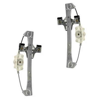 Juego de 2 pares de reguladores de ventana eléctrica trasera izquierda y derecha para Ford Lincoln Mercury Foto 1 de 4