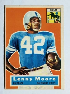 Lenny Moore 1956 Topps #60 RC (EX) - Imagen 1 de 2