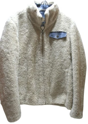 Chaqueta polar Pendleton Sherpa detalles a cuadros para mujer M acogedora Heritage Cabin elegante Foto 1 de 4