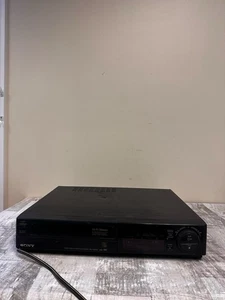 Sony Vcr Cassette Recorder Player Slv-585hf -Tested Rare Vintage Sony VHS Player - Picture 1 of 9