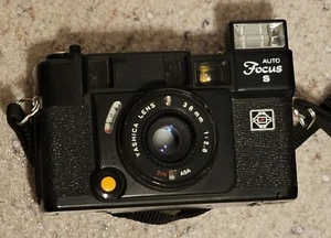 Yashica Auto Focus S 35mm Film Camera 38mm Lens f2.8 Point/Shoot Tested Working - Picture 1 of 6