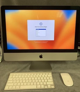 Apple 21.5 iMac Retina 4K (2017) 3.40GHz QC i5 | 8GB | 1TB NVMe | MNE02LL/A OS13 - Picture 1 of 8