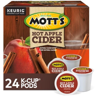 Motts Hot Apple Cider, Keurig K-Cup Pod, 24 unidades Foto 1 de 4