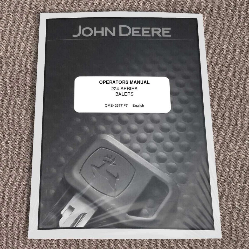 John Deere 224T PTO & 224WS Engine Baler Owners Operators Manual - OME42677 Foto 1 de 1