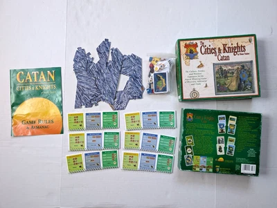 Vintage Cities & Knights of Catan Board Game Expansion 494 Complete 2003 - Image 1 of 4