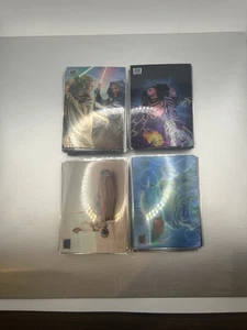 2024 Topps Chrome Star Wars Galaxy Complete REFRACTOR Base Set #1-100 - Picture 1 of 2
