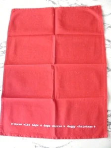 Three Wise Dogs Doggy Weihnachten Geschirrtuch Wandbehang ohne Hundenapf Halsband Leine - Bild 1 von 3