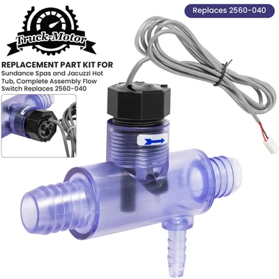 TR-MOTOR 2560-040 Interruttore di flusso per vasca idromassaggio Sundance / Sweetwater / Jacuzzi Spa #Q12DS-C2