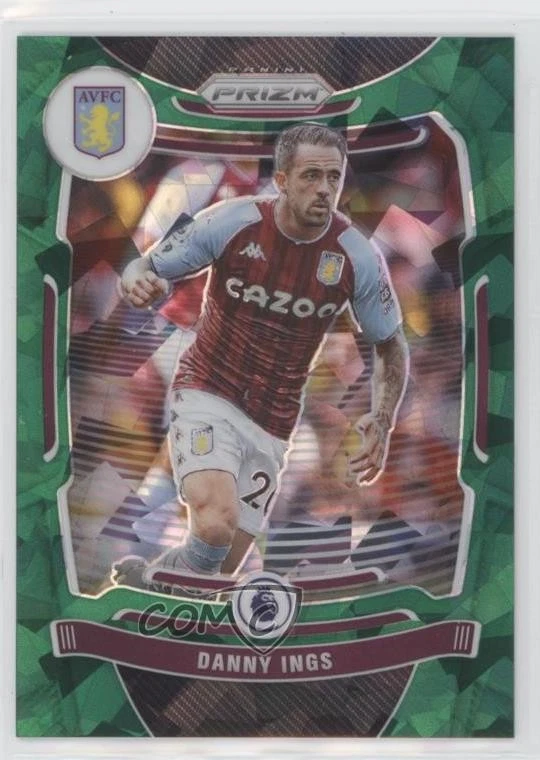 2021-22 Panini Prizm Premier League Green Ice Prizm Danny Ings #130 - Image 1 of 2