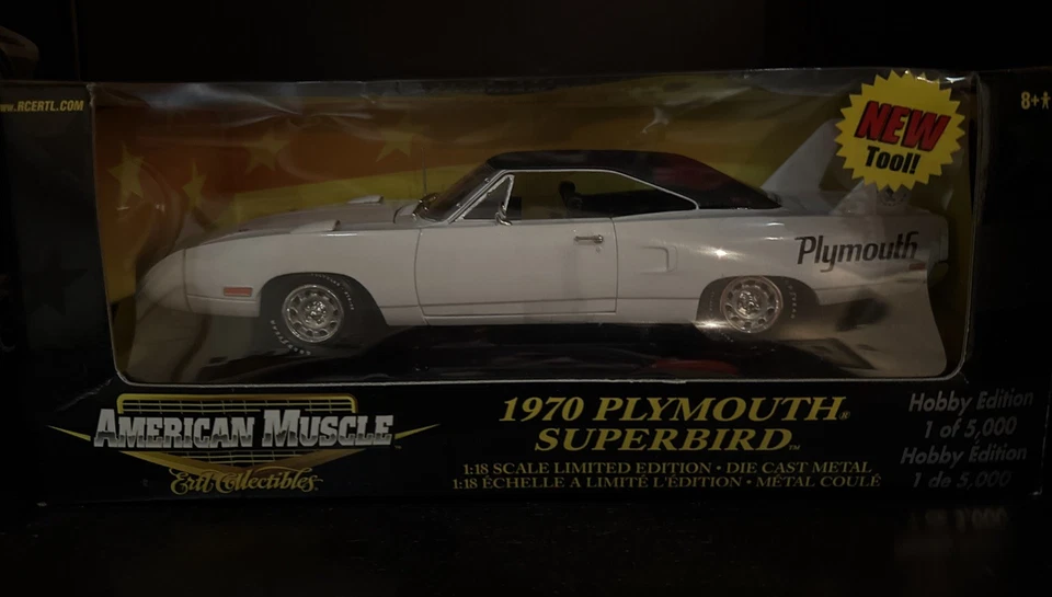 ERTL 1:18 1970 Plymouth Superbird White Hobby Edition 1 Of 5000 - Image 1 of 4