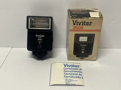 Vivitar Auto 2600 Flash In Original Box Tested Working - Image 1 of 4