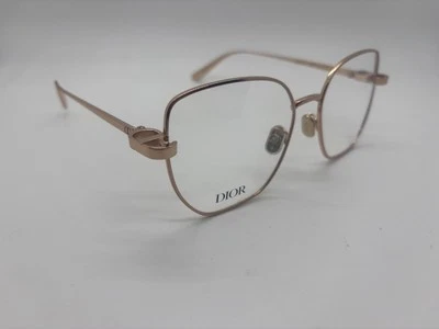 NUEVO DIOR CDiorO S3F E000 Oro Ojo de Gato Anteojos 55-17-140mm Viene con Juego Completo Foto 1 de 4