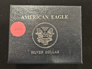 2001 American Eagle Silver uncirculated Dollar in original Mint box with COA - Picture 1 of 7