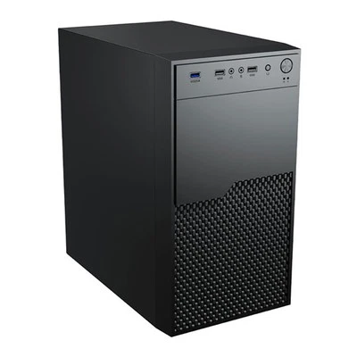 Vida Enterprise-M, Black, Micro-ATX Chassis, 1x 120mm Fan, USB 3.0/2.0, HDAudio, - Image 1 of 4