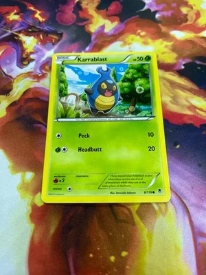 Karrablast 8/119 XY - Phantom Forces Regular LP-Lightly Played Pokémon TCG - Image 1 of 4