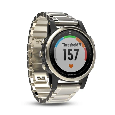 Garmin Fenix 5S Sapphire Montre Intelligente Multisports GPS Dextérieur Ton d'or - Bild 1 von 4