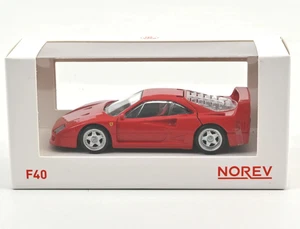 Norev Jet Car 1/43 Ferrari F40 w/ Opening Hood European Imported RARE Diecast - Picture 1 of 3