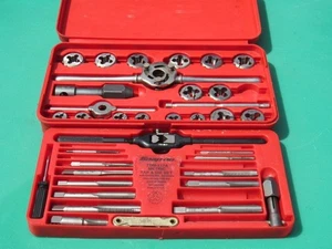 SNAP ON TDM-117A METRIC  TAP AND DIE  SET  TDM117 TD-88A   INCOMLETE SET TDM 117 - Bild 1 von 24