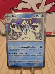 026/086 Beartic: Carta Holo Rara: SV-10.5 Black Bolt: Juego de cartas coleccionables Pokémon - Imagen 1 de 1