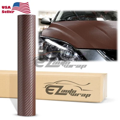 3D Carbon Fiber Matte Textured Vinyl Wrap Sticker Decal Air Release Bubble Free - Image 1 of 4