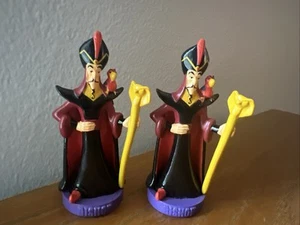 2 Vintage Collector's Edition Disney Chess Hand Painted BISHOP Jafar Aladdin 04 - Picture 1 of 2