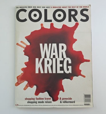 COLORS magazine # 14 War / Krieg ( in English & German ) 1996 - Image 1 of 4