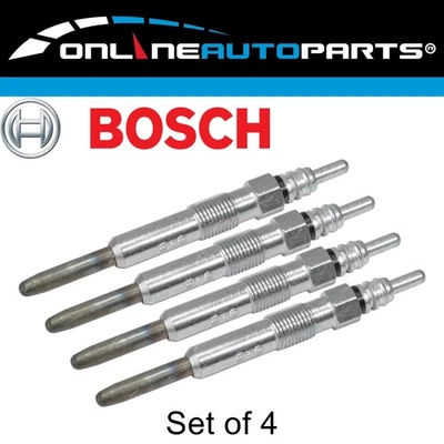 Set of 4 Bosch Glow Plugs for BMW 320d 320D E46 E90 2.0L M47D20 Diesel 1998~07 - Image 1 of 2