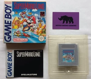 Super Mario Land Gameboy EMBALAJE ORIGINAL 1990 Nintendo Gameboy Edición Alemania Occidental - Imagen 1 de 15