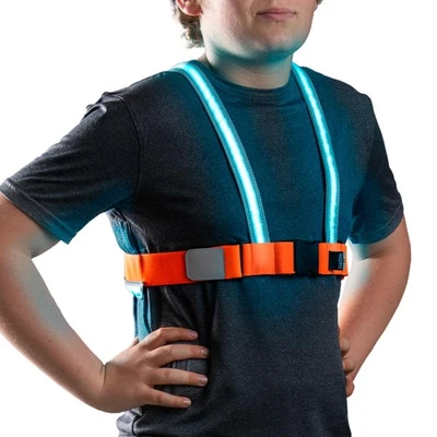 TracerJr - Child Illuminated and Reflective Safety Vest - Durable, Weatherpro... - Image 1 of 4