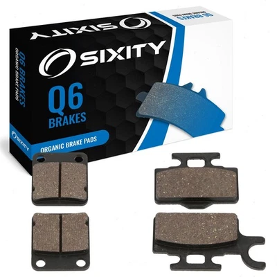 Juego completo pastillas de freno delanteras + traseras orgánicas 2003-2005 Suzuki RM65 K3 K4 K5 EV Foto 1 de 4