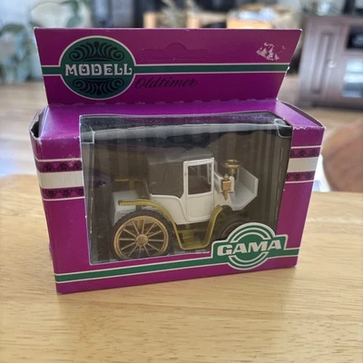 A30 1:46 GAMA BENZ VICTORIA 1893 WHITE GOLD EXCELLENT CONDITION - Image 1 of 4