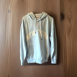 Denim & Flower Azul Claro Ricky Singh Sudadera con Capucha Nueva York EE. UU. Grande - Imagen 1 de 8