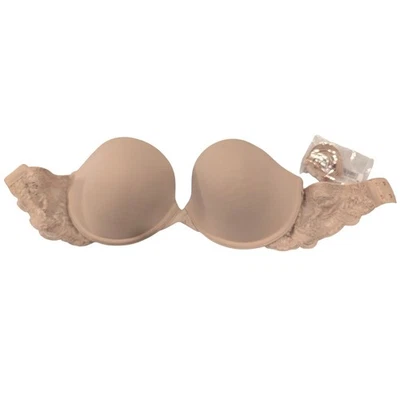 Sujetador sin tirantes Scarlett Blue Goddess talla 32 D encaje de cachemir Foto 1 de 4