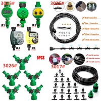 Automatic Water Garden Irrigation Kit/ Hose Faucet Timer/3/4" Hose Splitter Chos Automatic Water Garden Irrigation Kit/ Hose Faucet Timer/3/4" Hose Splitter Chos