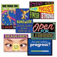 Trend "Motivation" Themed Scholastic Prints, 13-3/8 x 19, 6/Pack (Tepta67922)