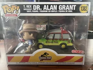 Funko POP! Jurassic Park 30th Anniversary T-Rex Breakout con bersaglio Dr Grant 1382 - Foto 1 di 7